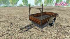 Single axle trailer für Farming Simulator 2015