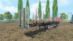 Semi-trailer Fliegl timber v2.0 für Farming Simulator 2015