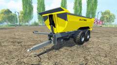Tipper trailer yellow für Farming Simulator 2015