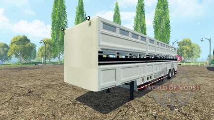 Semi-remorque pour le transport du bétail pour Farming Simulator 2015