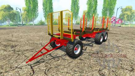 Fliegl timber trailer v2.4 pour Farming Simulator 2015