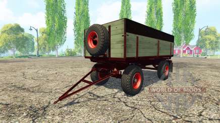 La remorque d'un camion v1.1 pour Farming Simulator 2015