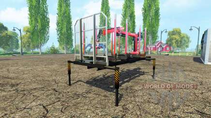 Ein Holz-Plattform mit manipulator für Farming Simulator 2015