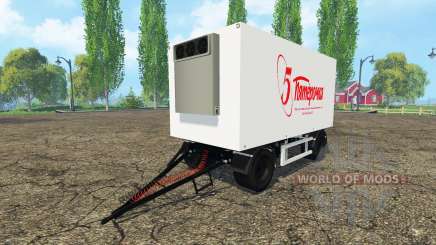 Semi-remorque frigorifique rond-point pour Farming Simulator 2015