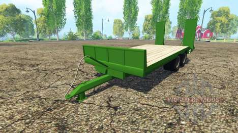 Lowboy trailer Fendt pour Farming Simulator 2015