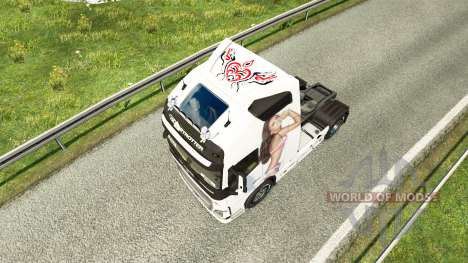Antonia de la peau pour Volvo camion pour Euro Truck Simulator 2