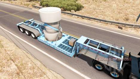 Bas de balayage avec une cargaison de déchets nu pour American Truck Simulator