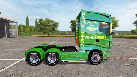 Scania R700 Evo John Deere für Farming Simulator 2017