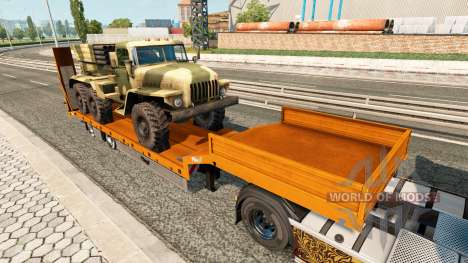 Semi transportant du matériel militaire v1.7 pour Euro Truck Simulator 2