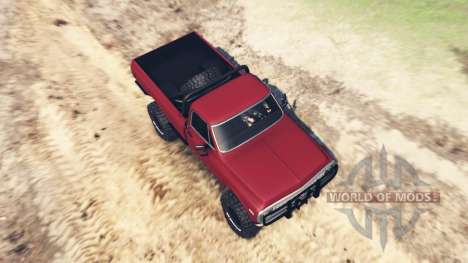 Chevrolet C10 Cheyenne 1972 pour Spin Tires
