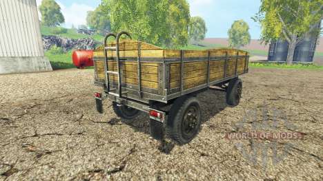 Old flatbed trailer v2.0 pour Farming Simulator 2015