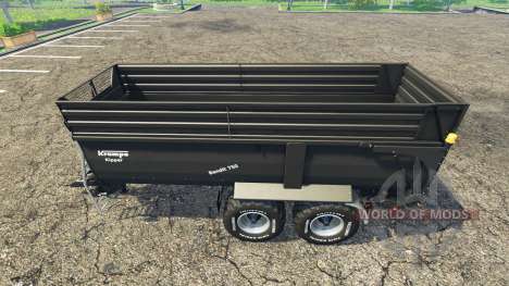 Krampe Bandit 750 black edition pour Farming Simulator 2015