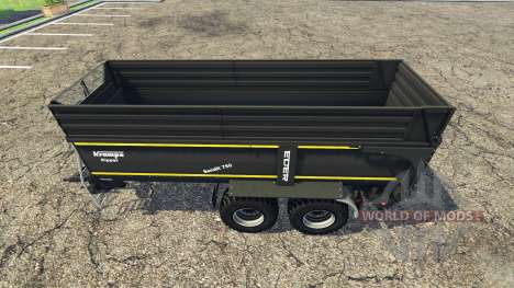 Krampe Bandit 750 black pour Farming Simulator 2015