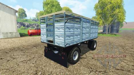 Remorque pour le transport de bétail v3.0 pour Farming Simulator 2015