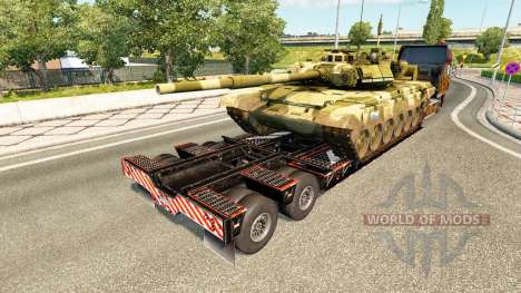 Semi transportant du matériel militaire v1.7 pour Euro Truck Simulator 2
