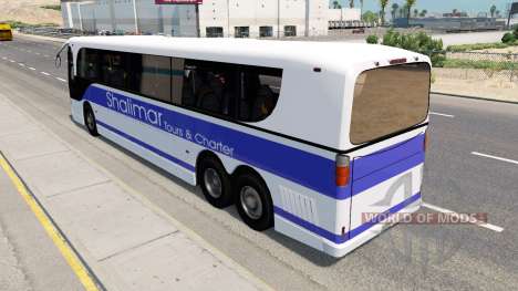 Une collection de bus dans la circulation v1.1 pour American Truck Simulator