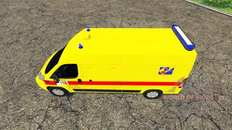 Peugeot Boxer Belgian Ambulance Klina für Farming Simulator 2015