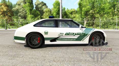 Hirochi SBR4 Dubaian Police für BeamNG Drive