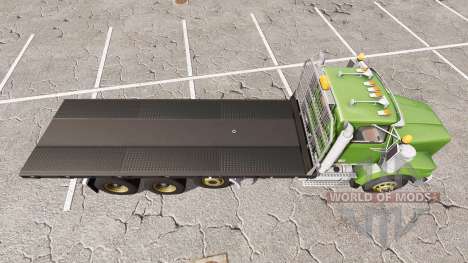 Lizard SX 210 Twinstar Flatbed 4-axles pour Farming Simulator 2017