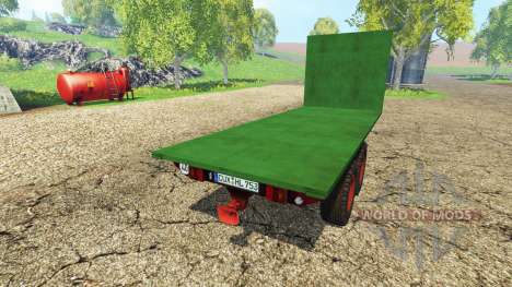 Eigenbau Ballenwagen pour Farming Simulator 2015