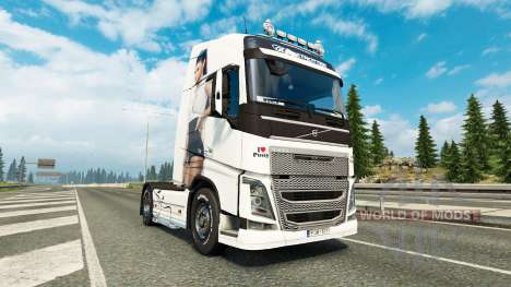 Antonia skin für Volvo-LKW für Euro Truck Simulator 2