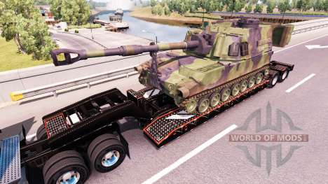 Semi Durchführung militärischer Ausrüstung v1.0. für American Truck Simulator