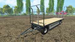 Fliegl bales trailer pour Farming Simulator 2015
