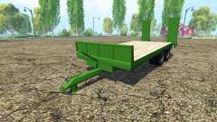Lowboy trailer Fendt pour Farming Simulator 2015