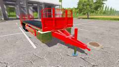 Platform bales trailer für Farming Simulator 2017