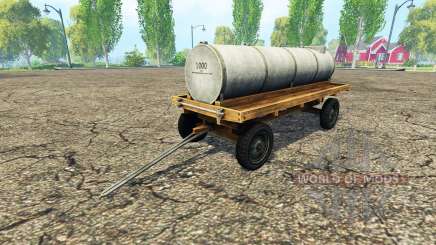 Anhänger mit tank v1.1 für Farming Simulator 2015
