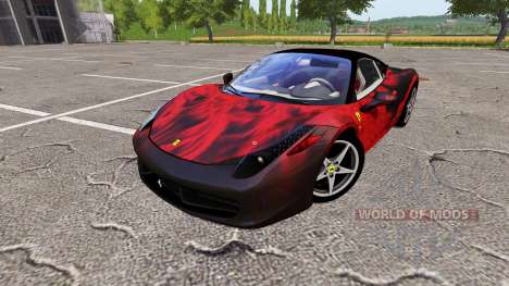 Ferrari 458 Italia fireskin pour Farming Simulator 2017