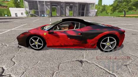 Ferrari 458 Italia fireskin für Farming Simulator 2017
