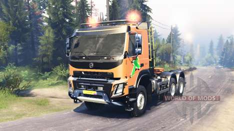 Volvo FMX 500 6x6 pour Spin Tires