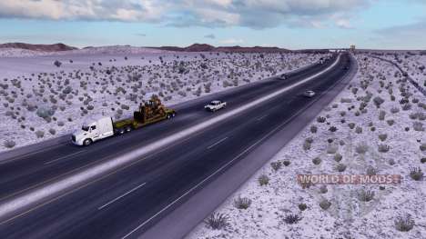 Frostige Winterwetter v2.1 für American Truck Simulator