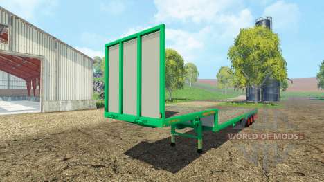 Aguas-Tenias semitrailer platform für Farming Simulator 2015