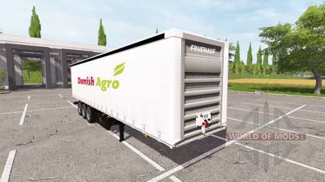 Semitrailer Danish Agro pour Farming Simulator 2017