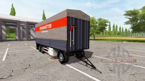 Flatbed trailer für Farming Simulator 2017