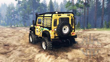 Land Rover Defender 90 pour Spin Tires