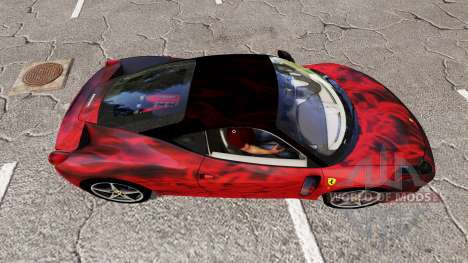 Ferrari 458 Italia fireskin für Farming Simulator 2017