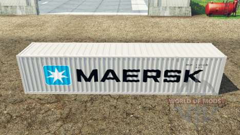Container reefer 40ft Maersk für Farming Simulator 2015