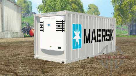 Container reefer 20ft Maersk pour Farming Simulator 2015