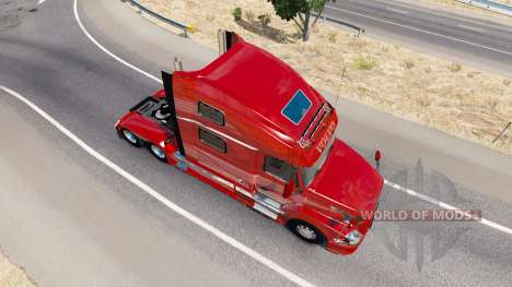 Peau Rouge Fantaisie v2.0 pour camion Volvo VNL  pour American Truck Simulator