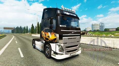 Peaux Lamborghini Gallardo à la Volvo trucks pour Euro Truck Simulator 2