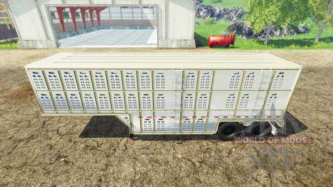 Cimarron livestock Trailer v0.9b pour Farming Simulator 2015