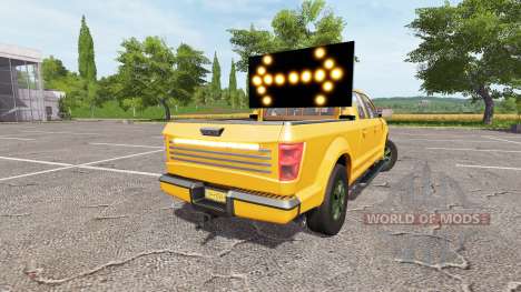 Lizard Pickup TT traffic advisor v1.2 für Farming Simulator 2017
