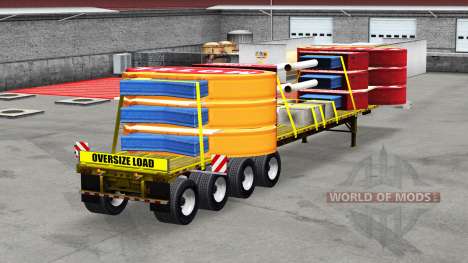 Oversize trailers USA pour American Truck Simulator
