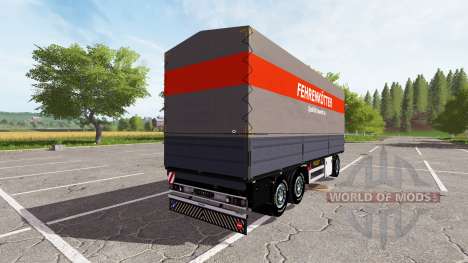 Flatbed trailer pour Farming Simulator 2017