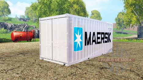 Container 20ft Maersk pour Farming Simulator 2015