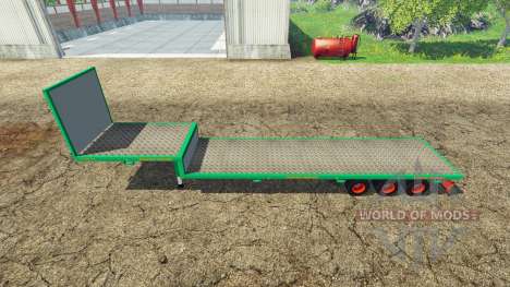 Aguas-Tenias semitrailer platform pour Farming Simulator 2015