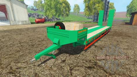 Aguas-Tenias low semitrailer für Farming Simulator 2015